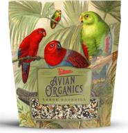 🐦 volkman avian organics: usda certified organic 4# non-gmo bird food seeds for large hookbills and parrots логотип