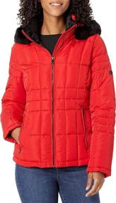img 4 attached to Calvin Klein Womens Trimmed Traditional Women's Clothing - Coats, Jackets & Vests