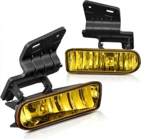 img 4 attached to AUTOSAVER88 Yellow Halogen Fog Lights 880 - 12V 27W Lamp Compatible With Chevy Silverado 1999-2002, Suburban 2000-2006, And Chevy Tahoe 2000-2006