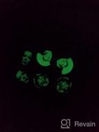 img 1 attached to 8-Piece Glow-In-The-Dark Screw Fit Ear Gauges Made Of Stainless Steel For Piercing Jewelry In Sizes 2G To 1-3/16 Inch By TBOSEN review by Maurice Hurd