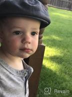 img 1 attached to 🎩 Baby Boy's Ring Bearer Pageboy Newsboy Cap - A Perfect Accessory Custom-Made to Express Love review by Andrew Vogel