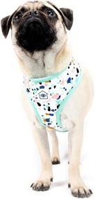 img 3 attached to 🐾 Jonathan Adler Now House Terrazzo Reversible Harness: Style & Functionality for Your Adorable Pet