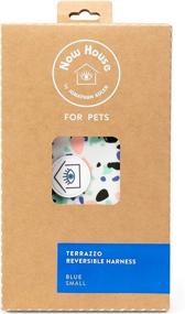 img 1 attached to 🐾 Jonathan Adler Now House Terrazzo Reversible Harness: Style & Functionality for Your Adorable Pet