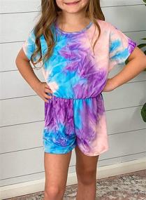 img 3 attached to 👧 Ecokauer Stretchy Elastic Jumpsuit for Toddler Girls - Jumpsuits & Rompers