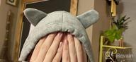 img 1 attached to Cute Cat Ear Sleeping Cat Print Women's Teen Girls Hoodie Sweatshirt Pullover review by Allan Duman