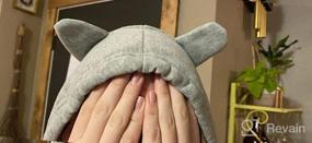 img 5 attached to Cute Cat Ear Sleeping Cat Print Women's Teen Girls Hoodie Sweatshirt Pullover
