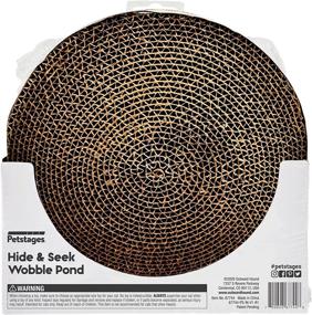 img 2 attached to 🐱 Interactive Cat Scratcher Toy - Petstages Wobble Pond Hide & Seek