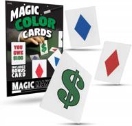 magic makers color cards packet trick magic trick logo