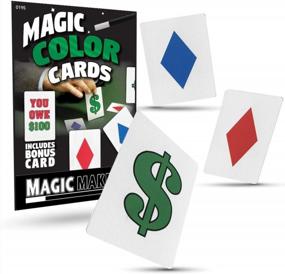 img 4 attached to Цветные карты Magic Makers Packet Trick Magic Trick
