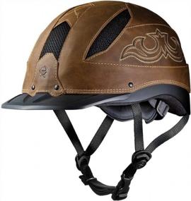 img 1 attached to Шлем для верховой езды Troxel Cheyenne: защитите голову, наслаждаясь поездкой!