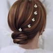 asooll crystal bride wedding hair pins leaf bridal hair clip rhinestone headpiece hair accessoriesfor women and girls(pack of 5) (gold) logo