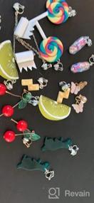 img 8 attached to 12 Pairs Cute & Funny Aesthetic Earrings Clip On Sets For Women Girls - Hypoallergenic Non Pierced Jewelry By Sailimue