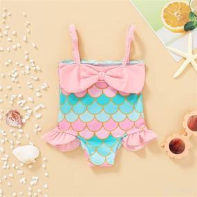 img 3 attached to Newborn Bathing Swimsuit Printing Swimwear Apparel & Accessories Baby Boys best on Clothing