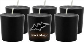 img 4 attached to Испытайте чары CandleNScent Ароматические свечи Votive Black Magic со временем горения 15 часов - 6 шт., Сделано в США!