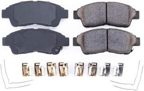 img 1 attached to Enhance Braking Performance: Power Stop 17-562 Z17 Front Ceramic Brake Pads with Hardware