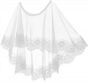 img 2 attached to Lace Embroidered Wedding Shrug For Women By Abaowedding: The Perfect Bolero Wrap