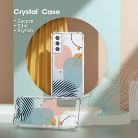 img 2 attached to Cutebe Clear Crystal Case For Samsung Galaxy S21 Plus: Durable Shockproof Protection With Stylish Yellow-Resistant Design