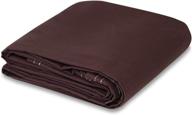 🌧️ ccs chicago canvas & supply extra heavy-duty waterproof iron horse canvas tarp – extra durable multi-purpose tarp cover with rustproof grommets for industrial & commercial use, brown, 5 by 7 feet logo