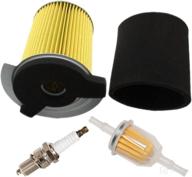 🔧 hifrom air filter pre-filter spark plug fuel filter tune up kit for yamaha g1 2 cycle 1978-1989 gas golf cart and g14 4 cycle 1995-1996 gas golf cart - replace j10-14417-00 jf7-14450-01 логотип