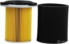 img 1 attached to 🔧 HIFROM Air Filter Pre-Filter Spark Plug Fuel Filter Tune Up Kit for Yamaha G1 2 Cycle 1978-1989 Gas Golf Cart and G14 4 Cycle 1995-1996 Gas Golf Cart - Replace J10-14417-00 JF7-14450-01