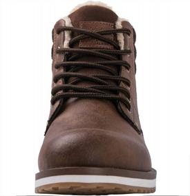 img 1 attached to Winter-Ready: Men'S Combat Boots With Moc Toe Design By GLOBALWIN