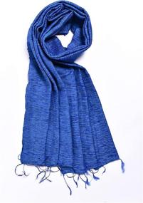 img 1 attached to HANNAH Fashion Season Silk Scarf Women's Accessories via Scarves & Wraps