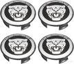 4 pack fit jaguar wheel center hub caps logo