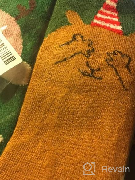 img 1 attached to Winter Wonderland: 15 Pairs of Festive Wool Socks - Perfect for Women, Girls, and Big Kids during the Holiday Season! review by Justin Abreu