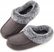 soft plaid slippers for women with memory foam and faux fur lining by ultraideas - ultimate comfort logo