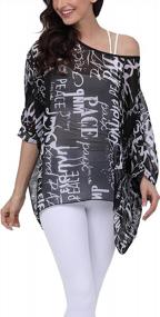 img 4 attached to Stay Chic In Summer With INewbetter'S Floral Boho Blouse And Chiffon Poncho