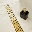 stylish and durable neodrain linear shower drain with brickwork pattern grate - perfect for modern bathrooms logo