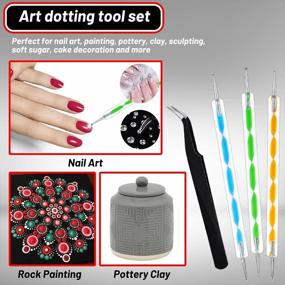 img 1 attached to B7000 Rhinestone Glue For Jewelry Making, Clear Glue For Crafts Fabric Glue With Precision Tips Adhesive Glue With Dotting Pens Tweezers For Metal Stone Nail Art Beading Wood Glass 0.5 Fl Oz, 3 Packs