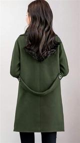 img 2 attached to Chouyatou Womens Elegant Collar Breasted Women's Clothing : Coats, Jackets & Vests