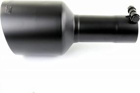 img 3 attached to TOTALFLOW 51235B Universal 3 1/2 Inch Bolt-On Double Wall 3.5" Inch Exhaust Tip - Black Finish