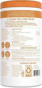 img 3 attached to Seventh Generation Lemongrass Citrus Disinfecting Multi-Surface Wipes - 70 Count (Packaging May Vary)