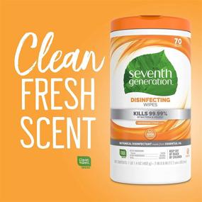 img 2 attached to Seventh Generation Lemongrass Citrus Disinfecting Multi-Surface Wipes - 70 Count (Packaging May Vary)