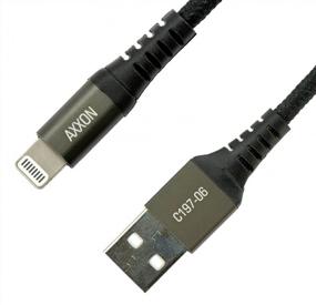 img 4 attached to 6Ft Kevlar Lightning To USB A Cable - AxxonPremier C197-06
