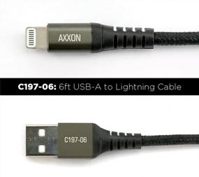 img 3 attached to Кабель AxxonPremier C197-06 с кевларовой молнией и USB A, 6 футов