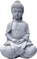 experience zen: kante 25.6" lightweight buddha statue for indoor and outdoor meditation логотип