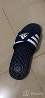 картинка 1 прикреплена к отзыву Adidas Adissage White Black US Men's Shoes от Lawrence George