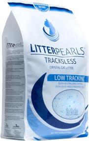 img 4 attached to 🐱 Litter Pearls Odor-Control Crystal Cat Litter - Trackless, Unscented, Non-Clumping, 10.5 lb Bag (White, Clear, and Blue Crystals)
