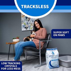 img 1 attached to 🐱 Litter Pearls Odor-Control Crystal Cat Litter - Trackless, Unscented, Non-Clumping, 10.5 lb Bag (White, Clear, and Blue Crystals)