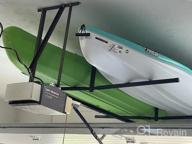 img 1 attached to StoreYourBoard 2 Kayak Ceiling Storage Rack, Adjustable Mount, Holds 2 Kayaks Or Canoes, Overhead Garage Hanger review by Mike Weaver