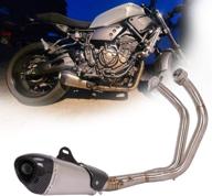 🔥 enhanced performance: istunt full stainless steel exhaust system for yamaha fz-07 mt-07 fz07 mt07 2014-2020 логотип