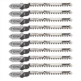 img 4 attached to 50-Pack T101AO T-Shank Contractor Jigsaw Blade Set: High Carbon Steel, 3-Inch 20TPI Blades for Efficient Wood, PVC, and Plastic Cutting