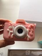 img 1 attached to Shockproof Kids Camera High quality 1080p Full-HD kids digital camera with 3 games and selfie camera. kids camera. Unicorn review by Agata Jurkiewicz ᠌