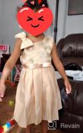 img 1 attached to Cichic Dresses Wedding Elegant Sequins Girls' Clothing review by Christine Ellis