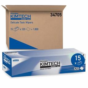 img 4 attached to Kimtech Delicate Task Wipers For Precise Cleaning, 2-Ply, 120 Wipes/Box, Case Of 15 Boxes