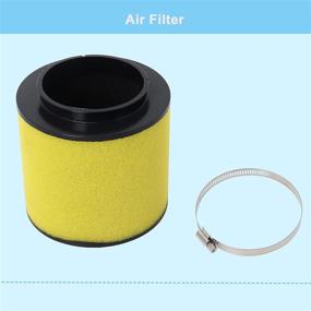 img 3 attached to 🔍 High-Performance 400EX Air Filter Compatible with Foreman Dual Stage 17254-HN1-000 500 4x4 (TRX500FM, TRX500FE, TRX500FPE & TRX500FPM) ATV