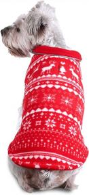 img 2 attached to Stay Warm And Festive With Yoption'S Reflective Reversible Christmas Dog Coat - Ideal For Small, Medium, And Large Dogs!